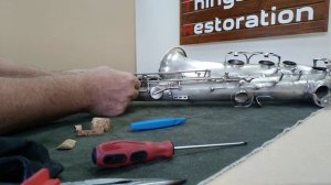 Реставрация саксофона.Сборка саксофона,нюансы. часть 2