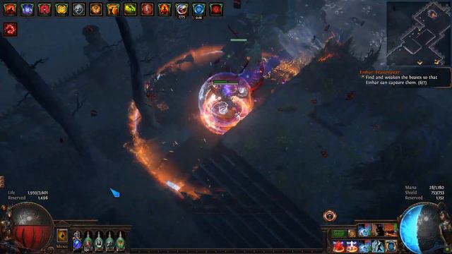 [PoE] "Esay Map Farm" Vortex Critical Build / Elementalist / vs T16 Map 3.21 смотреть онлайн