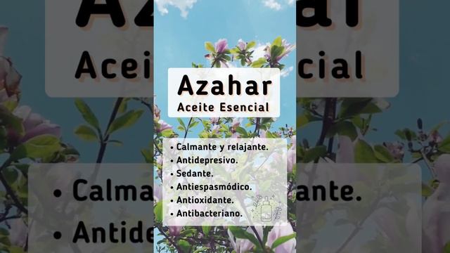 El poder curativo del aceite esencial de Azahar