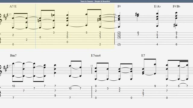 Tears in Heaven | TAB Play Along смотреть онлайн