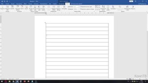 Как сделать разлиновку страницы в Microsoft Word?  ☰