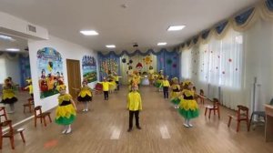 Подсолнухи танец на осеннем утреннике