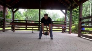Тренировка с гирей 16 кг.Сделай свою спину шире