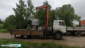 Автокран "ТУАПСИНЕЦ"и Манипулятор Маз СЛОЖНАЯ РАЗГРУЗКА!!!