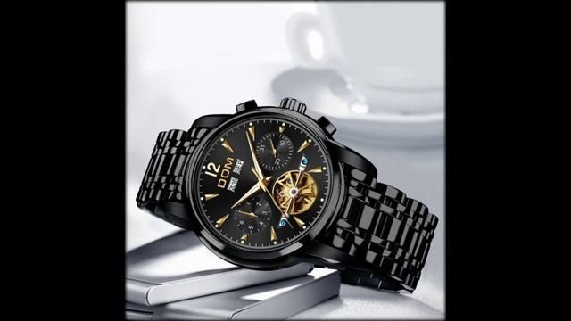 Часы Aliexpress DOM мужские, винтажные, автоматические, механические из стали, смотреть онлайн