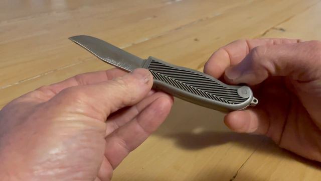 3D Printed Metal Puzzle Pocket Knife смотреть онлайн
