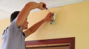 Установка проводного датчика пожарной сигнализации