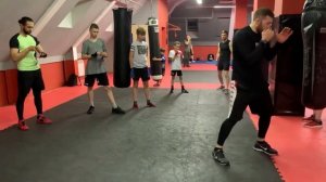 Передвижение в боксе.