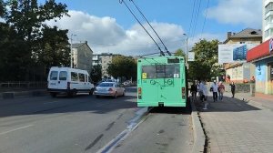 зиу Оптима следует по 7 маршруту по Московскому проспекту в Калинграде