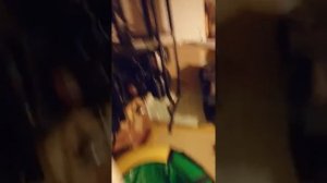 Свет от магнето на мотобуксировщик.