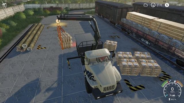 FS 19  - Завёл собак.   Хороший доход с пеллет.   Урожай созрел -  Фермер в БАЛДЕЙКИНО # 16