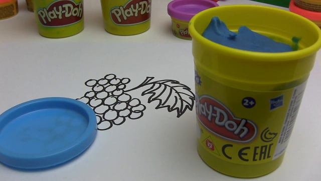 Learn Colours, Letters and Words with Amber! Children video - Play Doh party-Lesson1. смотреть онлайн