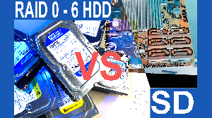 RAID0 из 6 жестких дисков против SSD