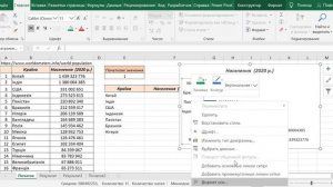 Вертикальная линейка прокрутки при работе с таблицами MS Excel