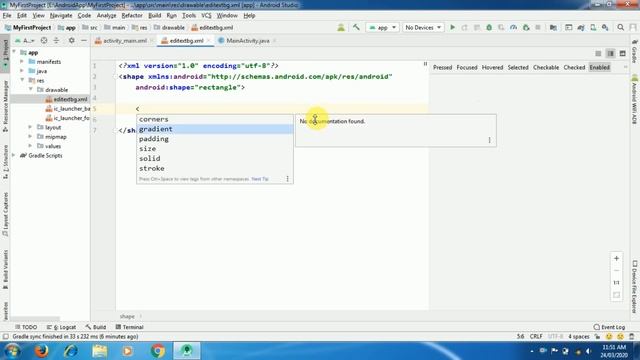 Android studio- EditText and it's attributes | Android Tutorial for Beginner #5 смотреть онлайн