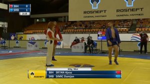 Sambo 2020 World Championships Youth , Junior 82 BIH SRB