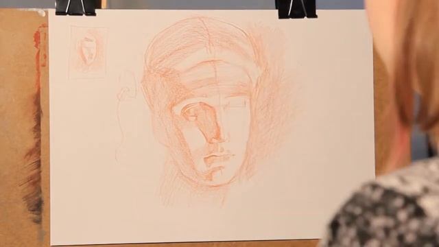 рисунок головы от пятна
