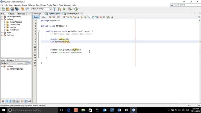 Java Type Casting смотреть онлайн