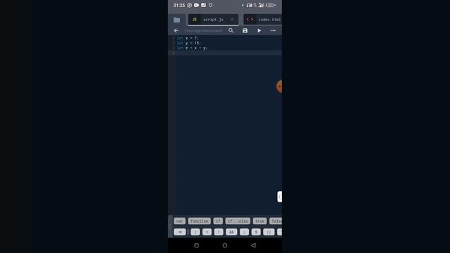 Lesson 1(for AndroidUsers). JavaScript Output on Trebedit