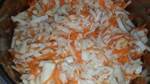 Квашеная капуста с чесноком/Соленья/Рецепт № 107