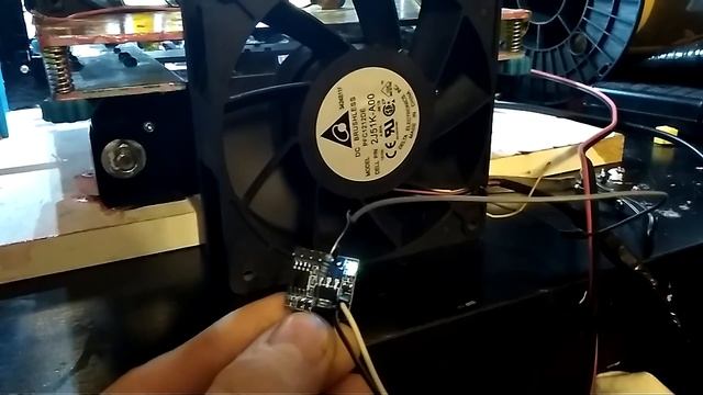 digispark attiny85 + Delta PCF1212DE + PWM