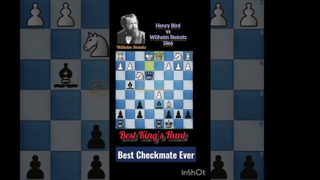 Best Checkmate Ever, Steinitz vs Bird 1866