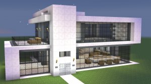 Майнкрафт - Как построить современный дом РУКОВОДСТВО Minecraft