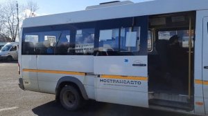 Микроавтобус Луидор-223327(MB Sprinter Classic) следует по маршруту 444(Москва - А/в Старая Купавна