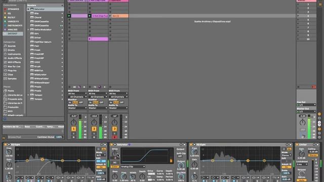 Ableton Live Anti-stress Master channel settings смотреть онлайн