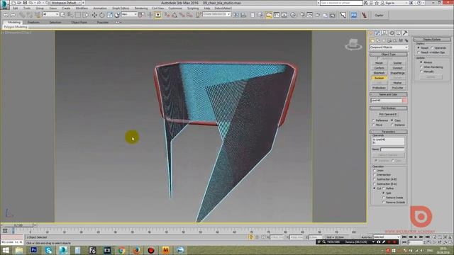 3ds Max. Моделлинг кресла. (Артем Куприяненко - CG Incubator Academy)