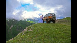 Свадебная фотосессия на природе в горах! Русская смекалка при поломках УАЗа. Красота природы.