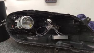 Vw Passat b7 замена линз bi-led