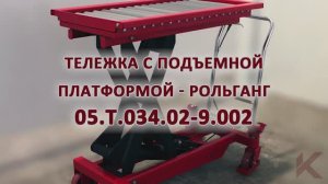 Тележка с подъемной платформой-рольганг 05.Т.034.02-9.002 производства Kron Investment Group
