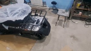 Сборка снегохода Атаки wd 150.