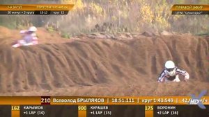 Финал Чемпионата России по мотокроссу. Семигорье. Ивановская область. 12.10.14 125cc 2 заезд