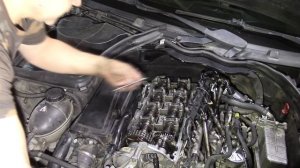 Mercedes C220 CDI W204 Замена клапанной крышки