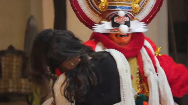 Draupadi - Kathakali - Flamenco fusion смотреть онлайн