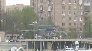 Взлет Ми-8 с Фрунзенской