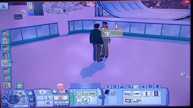 The Sims 3 все возрасты34 Работа акробата.