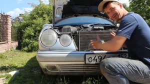 Попадает вода в салон 3 часть, Мерседес W210
