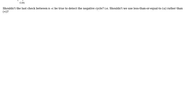 Why does Bellman-Ford algorithm use ＜ rather than ? смотреть онлайн