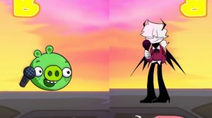 Bad Piggies but Every Other Turn a Different Character Sings (FNF Bad Piggies but Everyone Sings)
