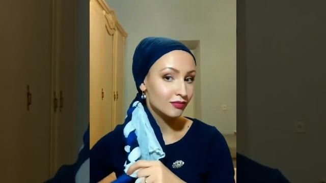 Как завязать платок тюрбан кисуй рош / easy way for turban kisui rosh and hijab