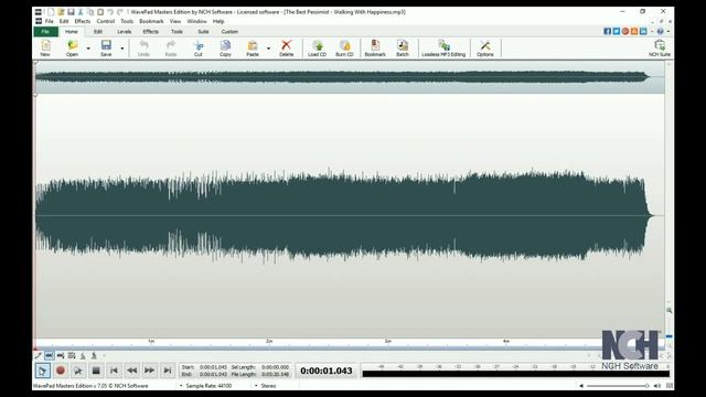 How to Open and Play Audio Files | WavePad Audio Editor Tutorial смотреть онлайн