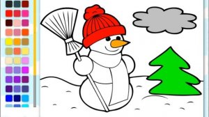 Новогодняя раскраска. Раскраска для малышей