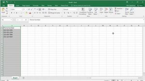 How to replace dashes in Microsoft Excel