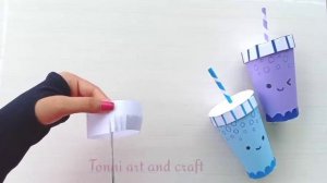 DIY paper coffee mug / Paper Crafts For School /  Easy origami paper coffee mug / Origami coffee cu