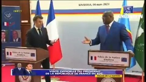Макрон поскандалил с президентом Конго прямо перед журналистами