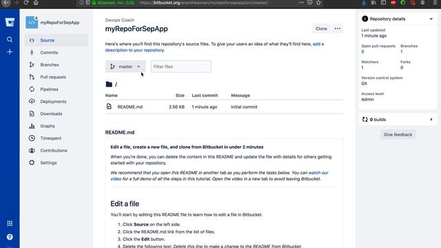 Setup SSH Keys into BitBucket | Setup Java Web App in BitBucket | setup a Git Repo in Bitbucket смотреть онлайн