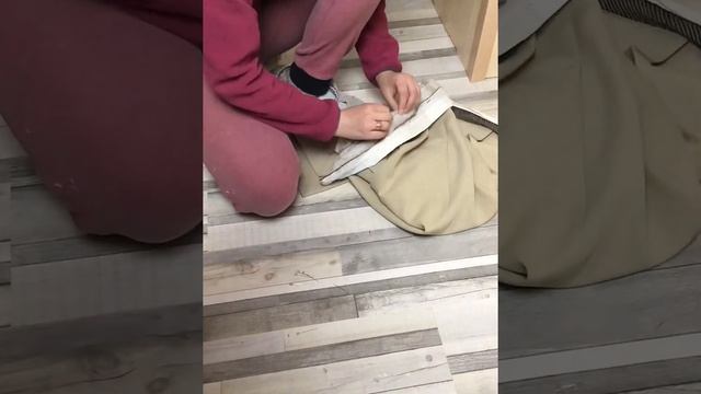 Переделываем мужские брюки на женские